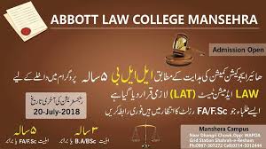 Abbott Law College Abbottabad Admissions