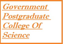 Government Postgraduate College Of Science Faisalabad Admissions